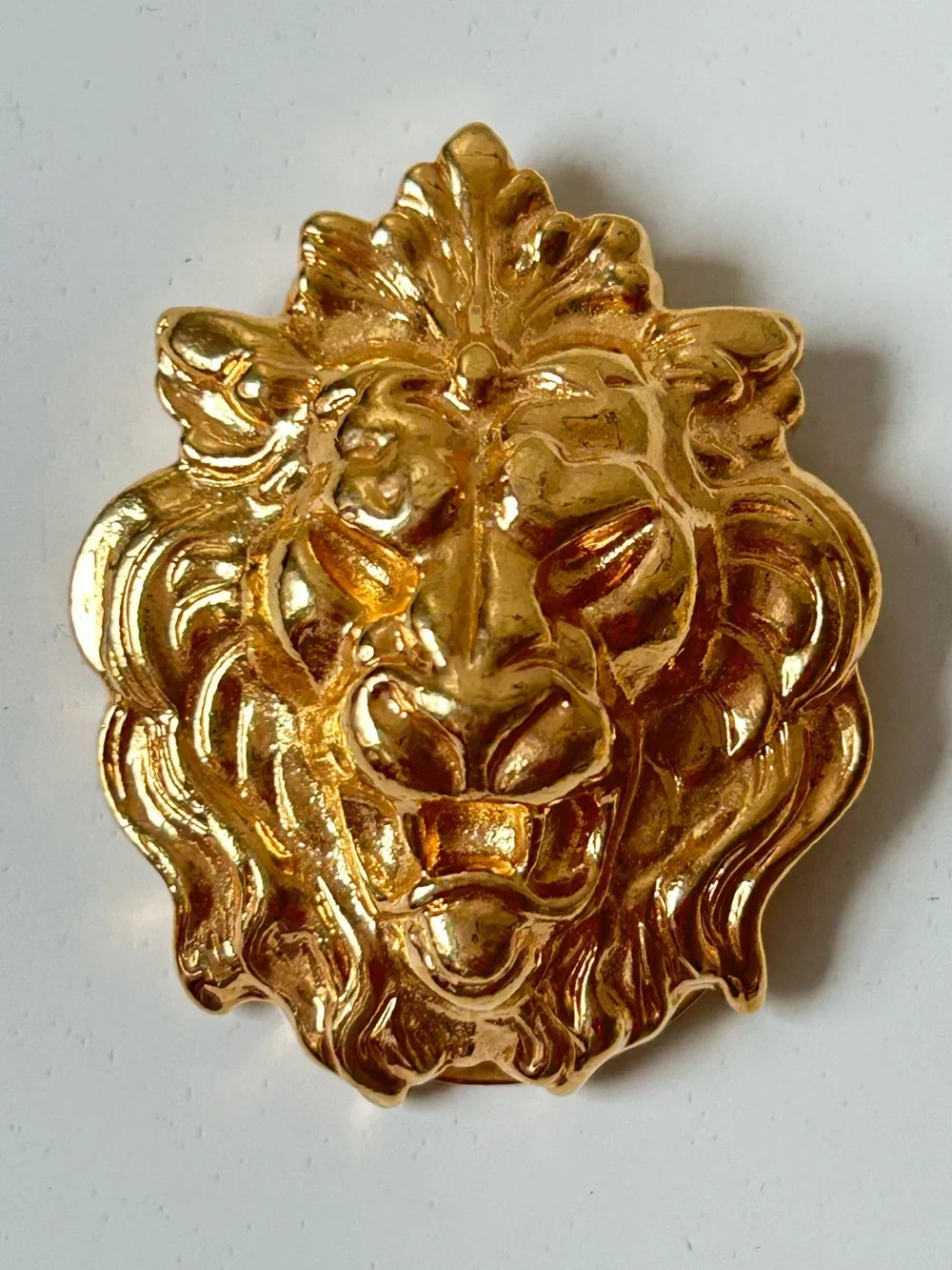 Lion & Tassel 2pc Brooch Set